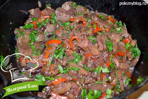 Баклажаны, тушёные со сливами | Шаг 12