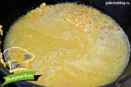 Гороховая каша с овощами | Шаг 8