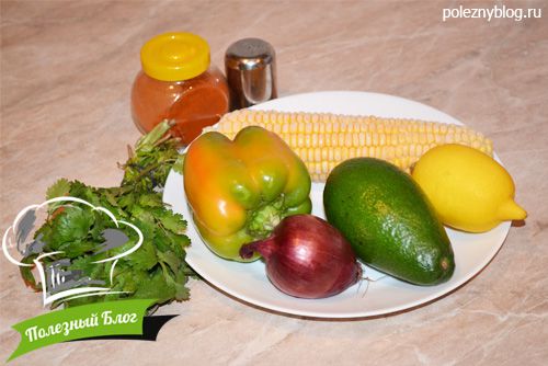 Гуакамоле с кукурузой | Ингредиенты