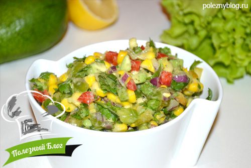 Гуакамоле с кукурузой | Готовый