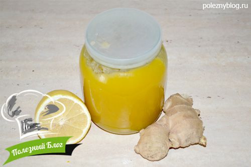 Имбирь с лимоном и мёдом | Ингредиенты