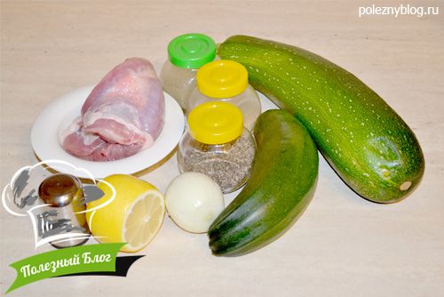 Кабачки с фаршем в духовке | Ингредиенты