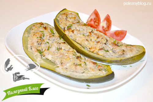 Кабачки с фаршем в духовке | Готовые