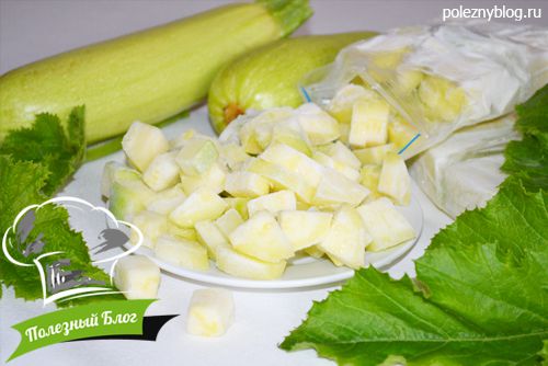 Как заморозить кабачки | Готовая
