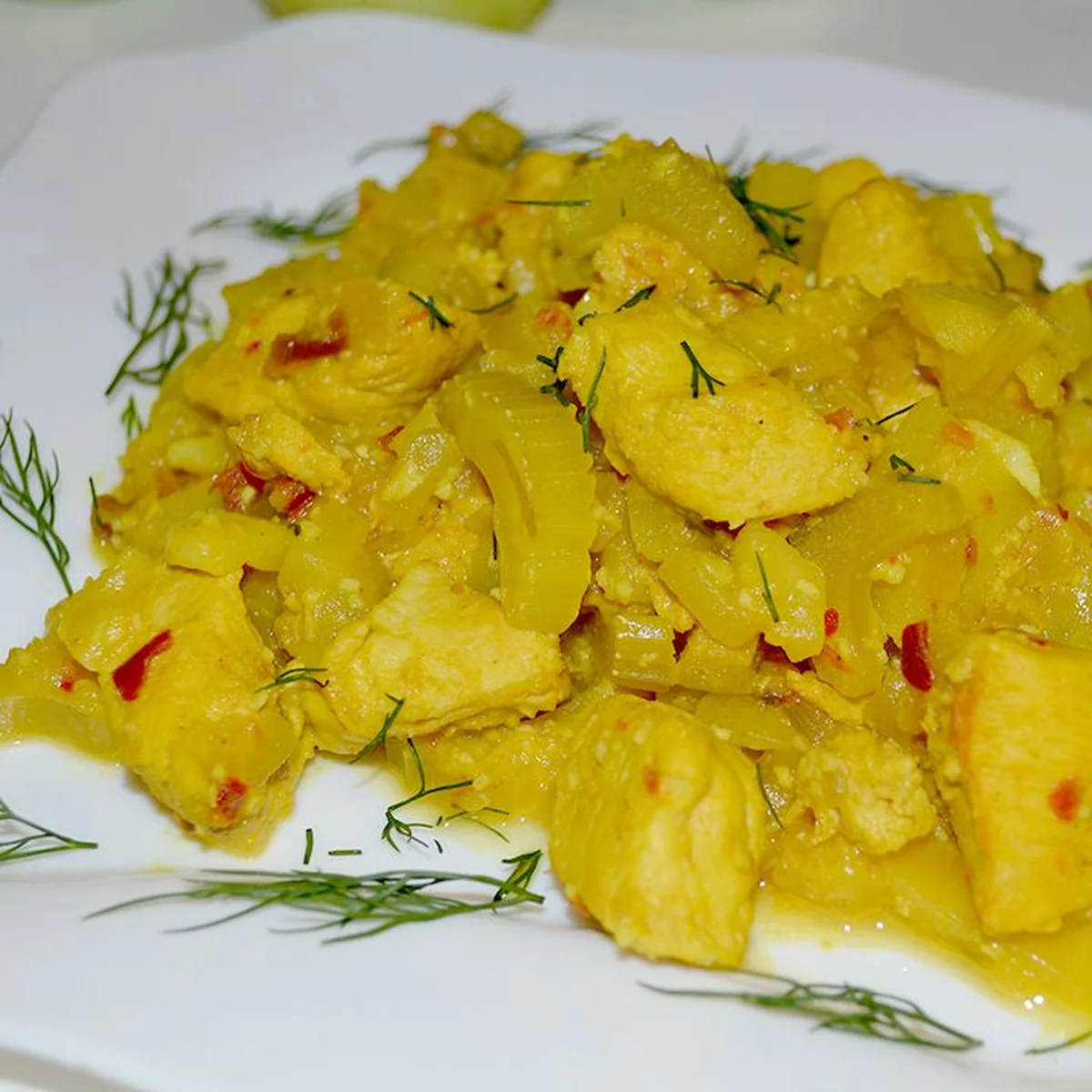 Карри с курицей