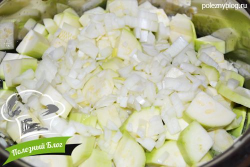 Крем-суп из кабачков, брокколи и цветной капусты с кусочками мяса | Шаг 6