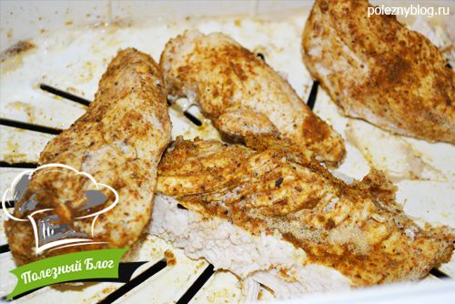 Полезный Блог - Куриное филе в пароварке на подушке из сырой моркови и листьев салата - Шаг 3