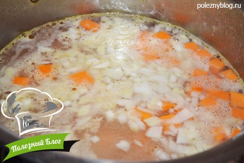 Куриный суп с тыквой и цветной капустой | Шаг 8
