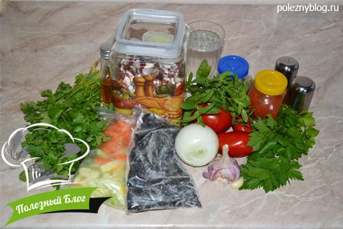 Полезный Блог - Лобио из фасоли - Ингредиенты