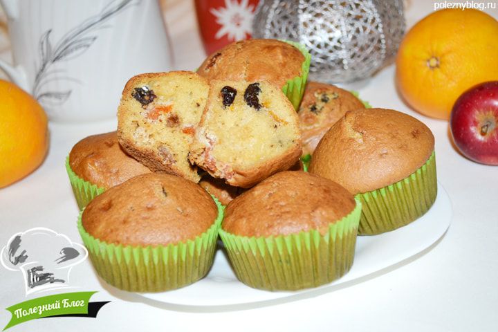 Маффины с сухофруктами | Готовые