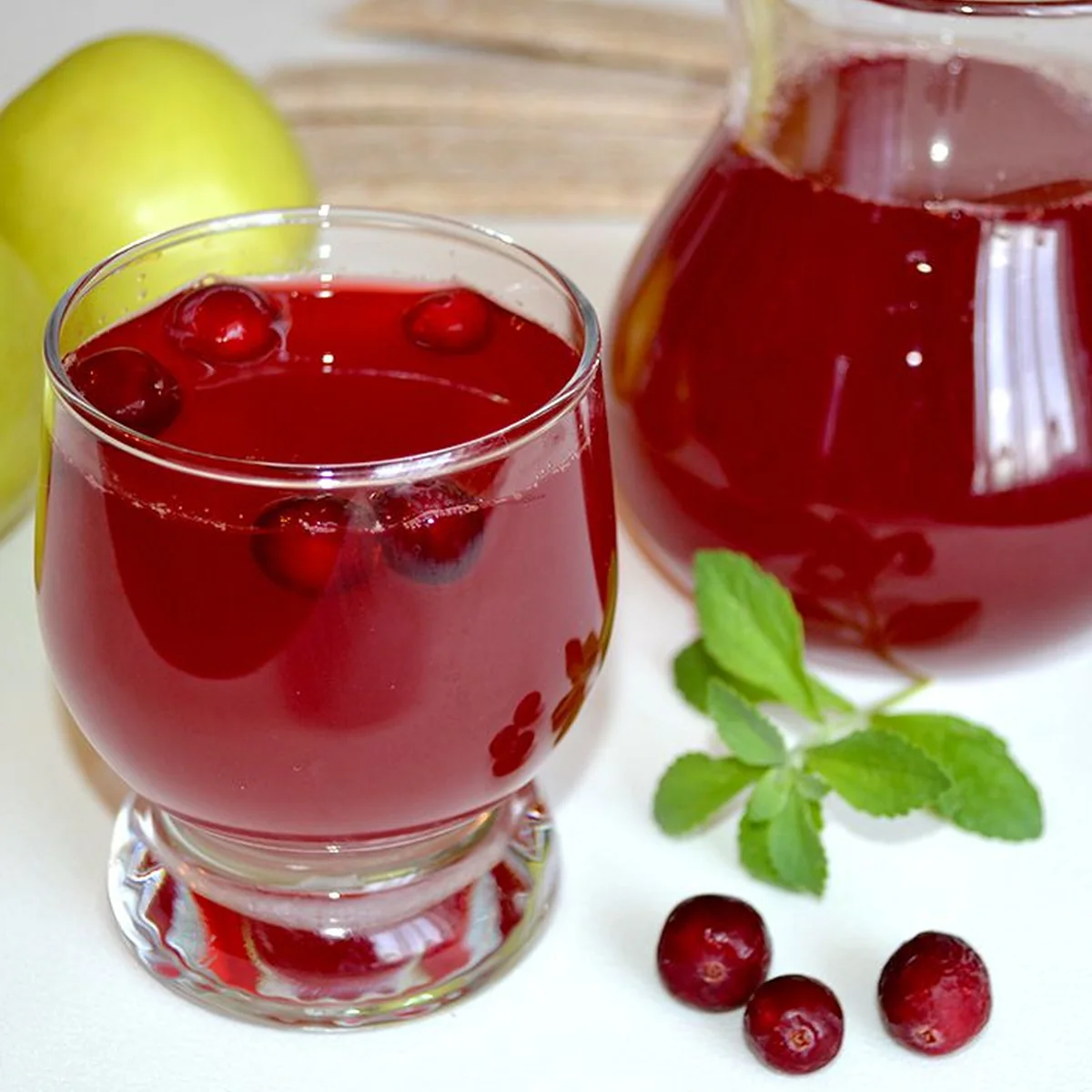 Морс из клюквы