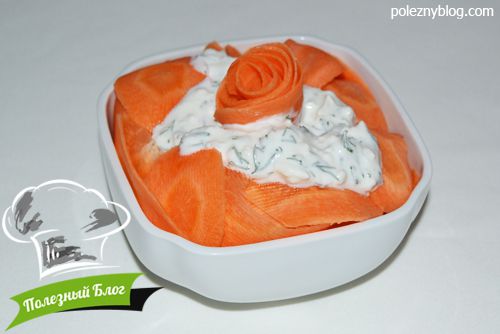 Обычно-необычный салат из моркови - Готовый