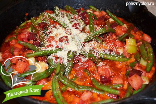 Полезный Блог - Овощное рагу из стручковой фасоли, моркови, свеклы, кабачков и пастернака - Шаг 12
