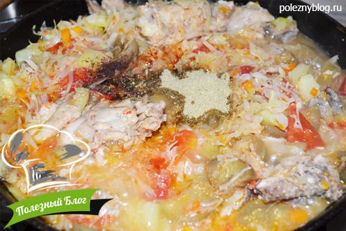 Полезный Блог - Овощное рагу с курицей без соли - Шаг 15