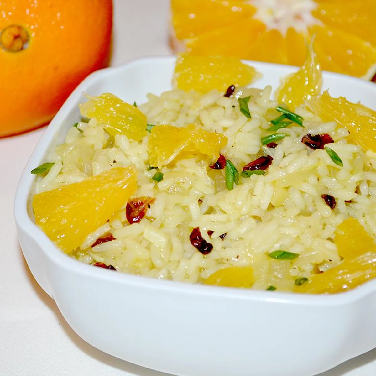 Пряный апельсиновый рис