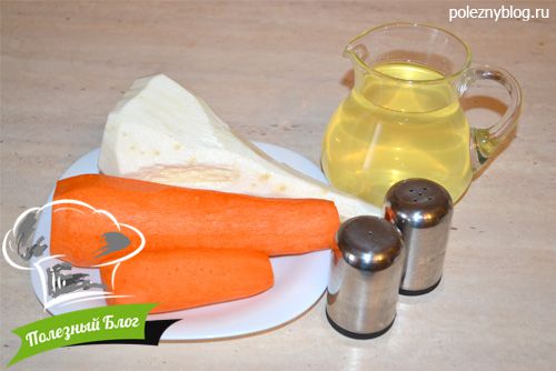 Пюре из моркови и пастернака | Ингредиенты
