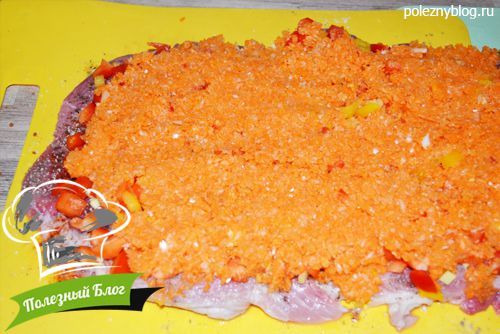 Полезный Блог - Рулет из свинины с начинкой, запечённый в духовке - Шаг 11