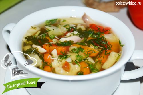 Полезный Блог - Рыбный суп с овощами - Готовый