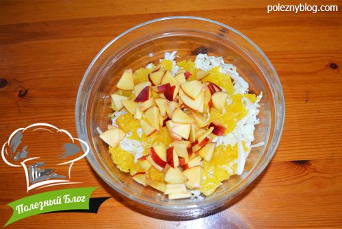Салат из пекинской капусты и карамболы | Шаг 4