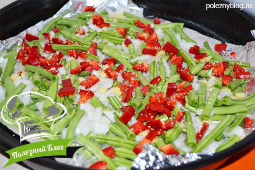 Полезный Блог - Стручковая фасоль, запечённая в духовке с ароматными овощами - Шаг 5
