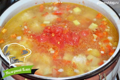 Суп с куриными фрикадельками | Шаг 14