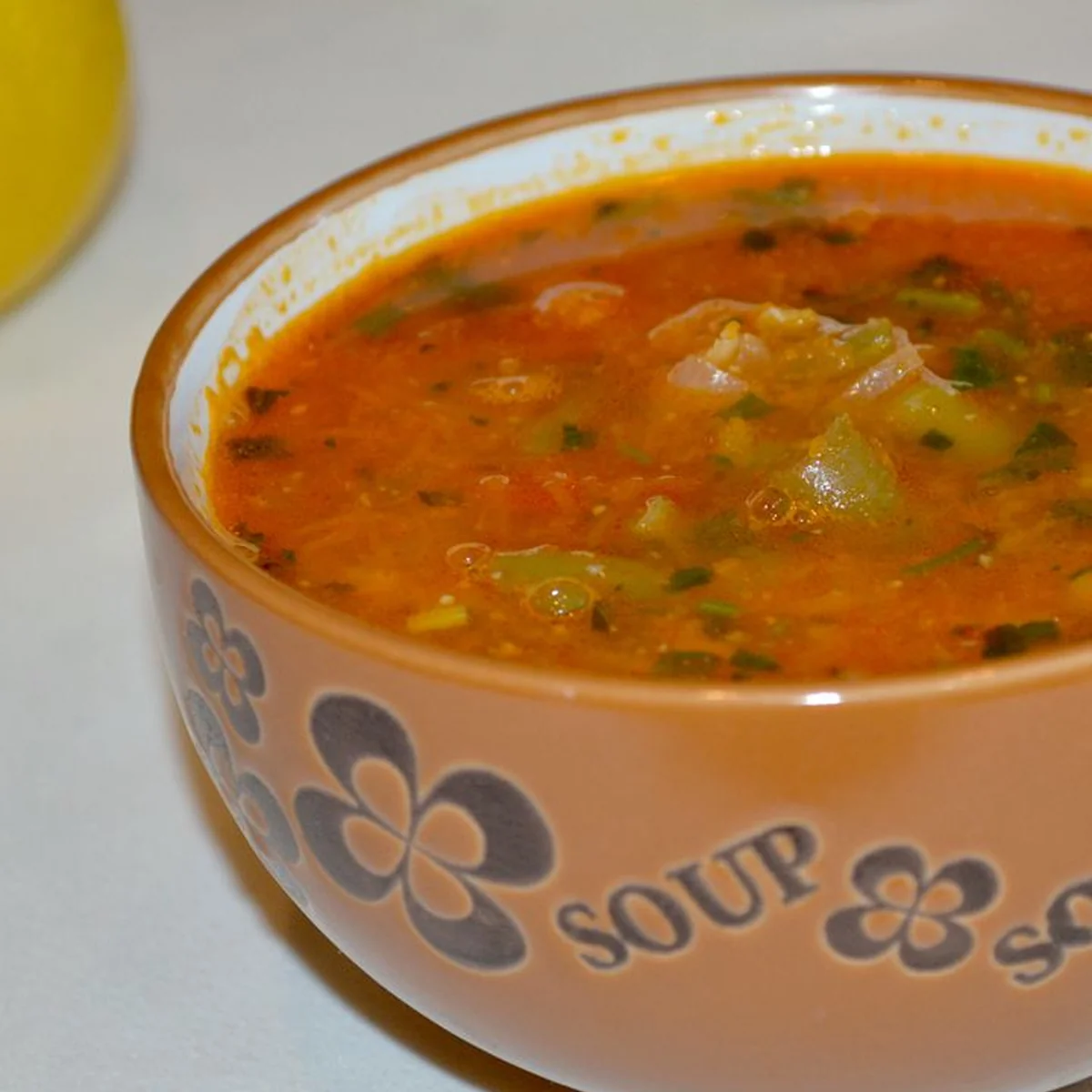 Суп с зеленой стручковой фасолью