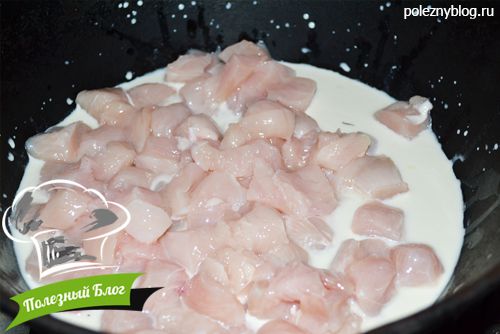 Тушёная курица с айвой | Шаг 3
