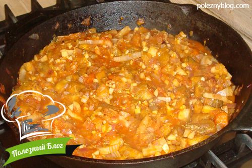 Тушёные баклажаны с овощами - Шаг 