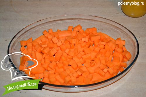 Тыква, запеченная в духовке кусочками | Шаг 3