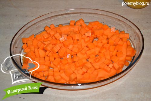 Тыква, запеченная в духовке кусочками | Шаг 4