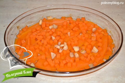 Тыква, запеченная в духовке кусочками | Шаг 6
