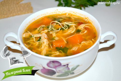 Тыквенный суп с курицей | Готовый
