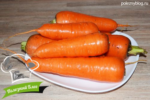 Заготовка замороженной моркови | Ингредиенты