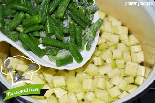 Полезный Блог - Зелёный суп из щавеля, кабачков и стручковой фасоли - Шаг 4