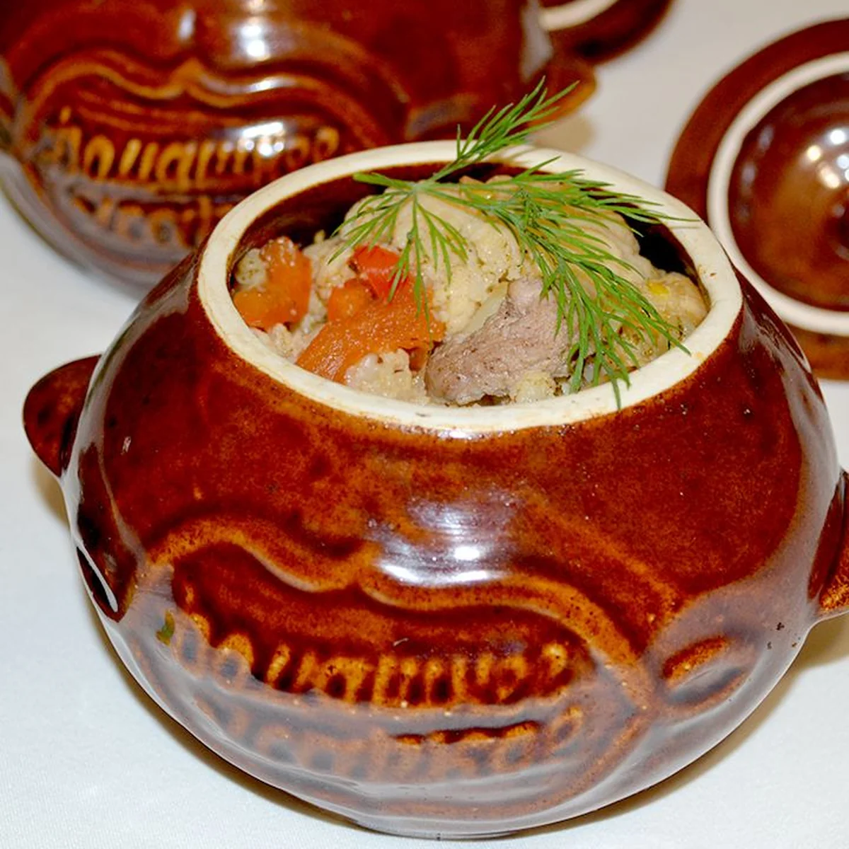 Жаркое из свинины с овощами