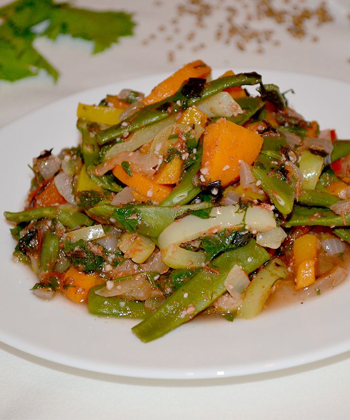 Лобио из стручковой фасоли