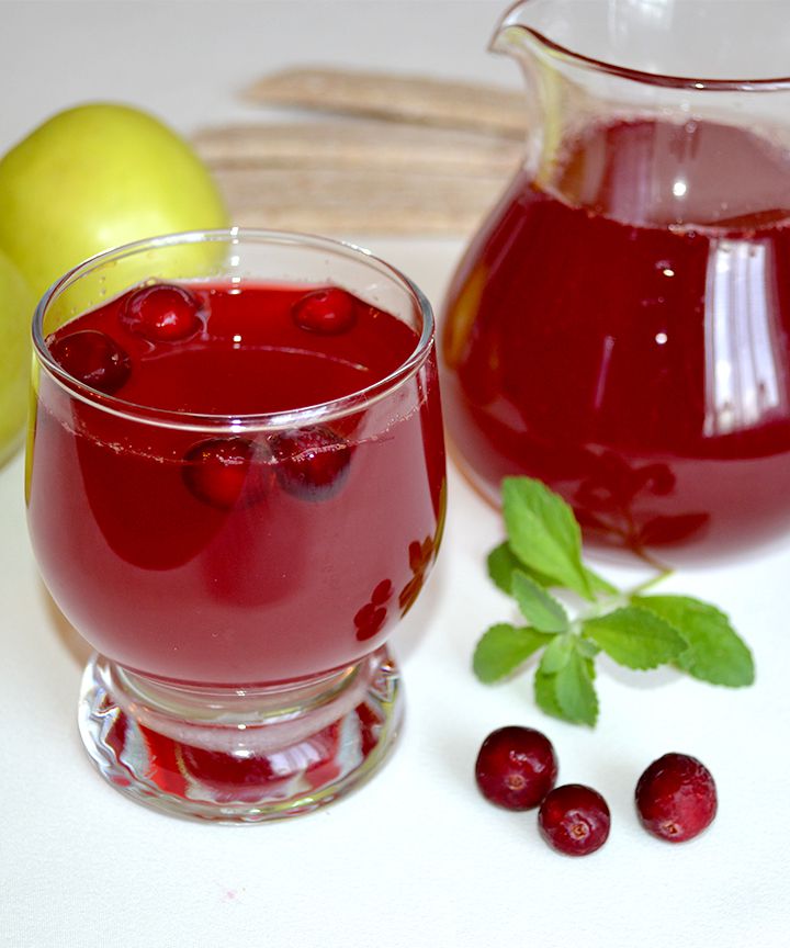 Морс из клюквы