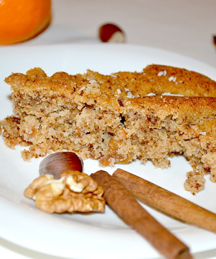 Постный манник с орехами и сухофруктами