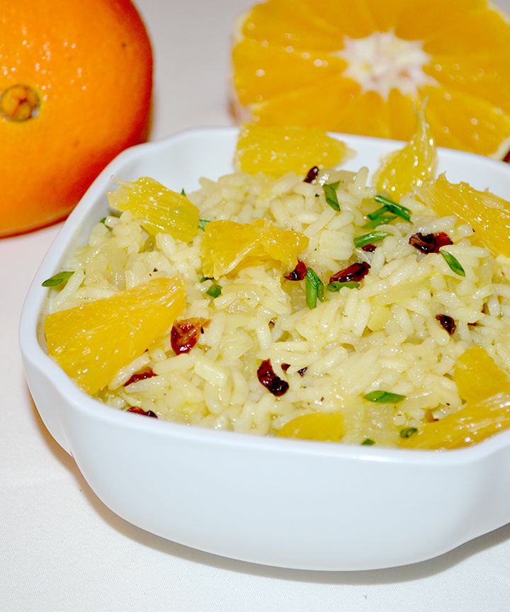 Пряный апельсиновый рис