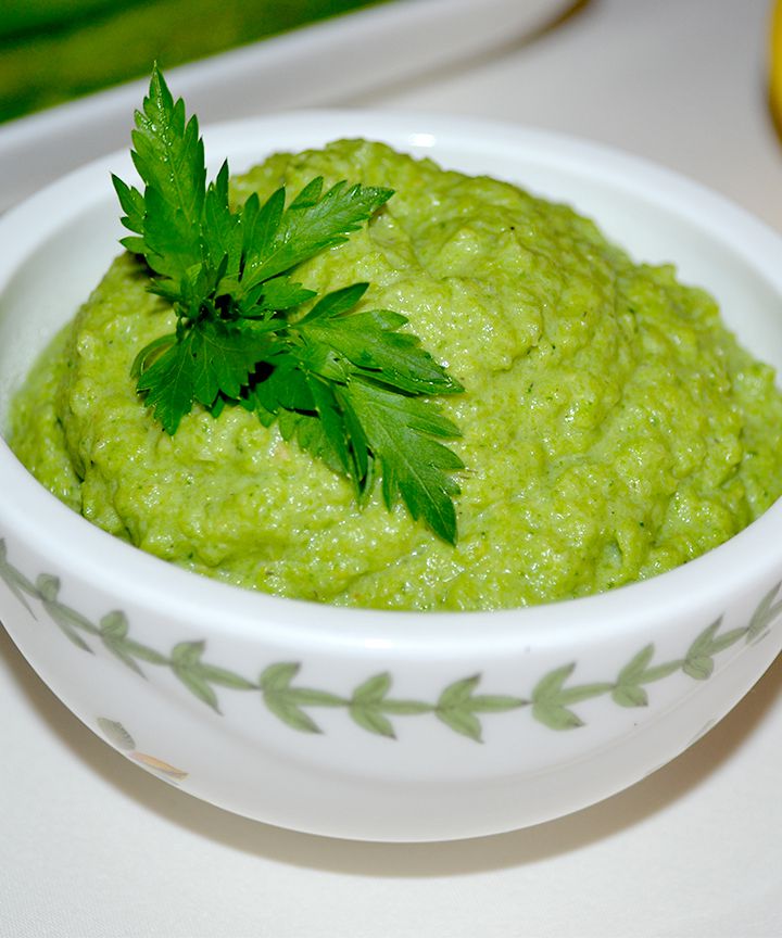 Пюре из брокколи