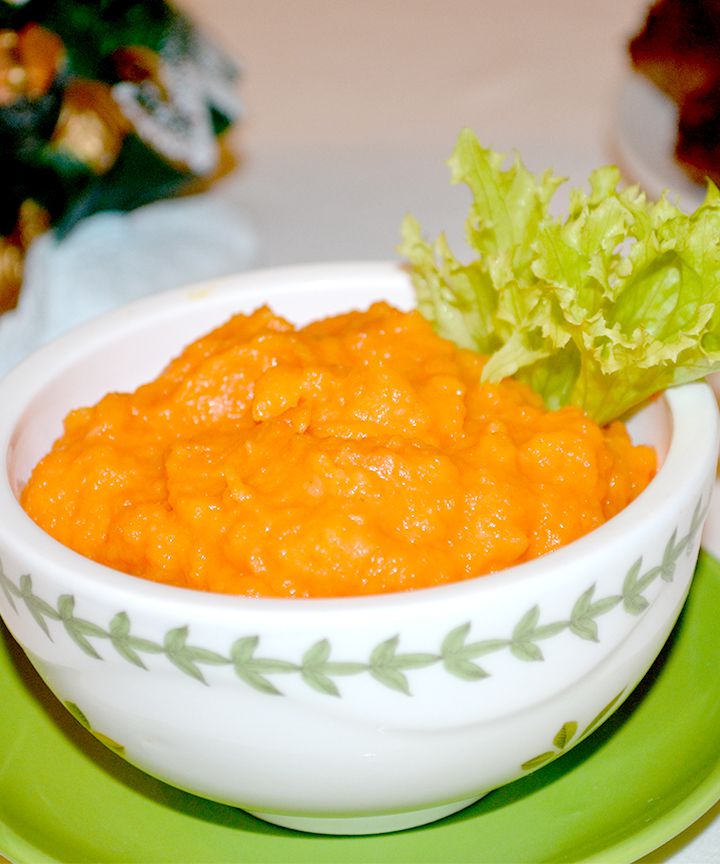 Пюре из моркови и пастернака