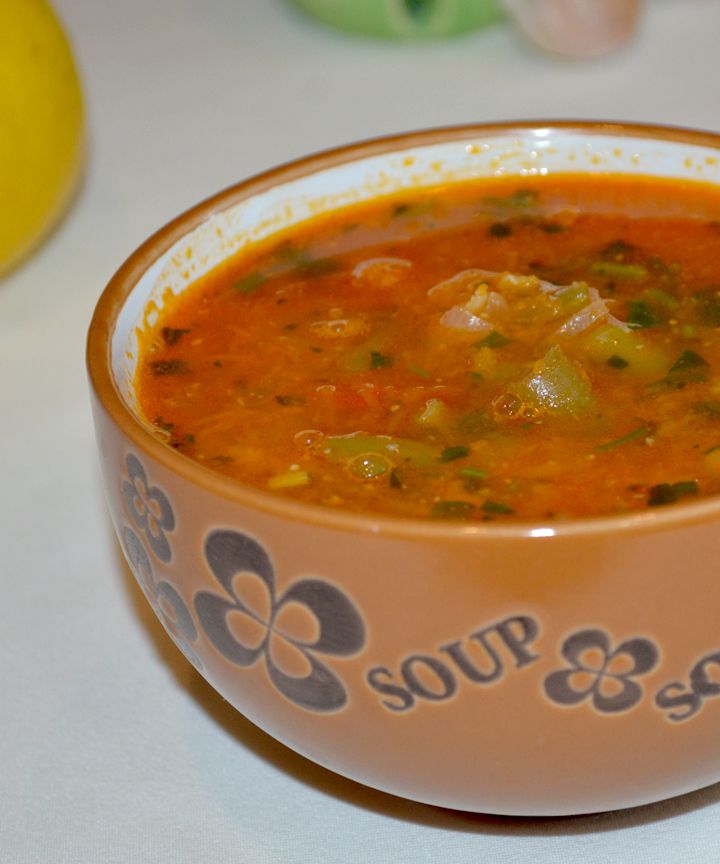 Суп с зеленой стручковой фасолью