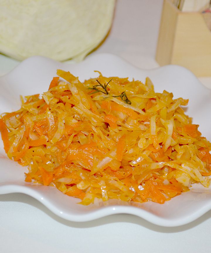 Тушеная капуста